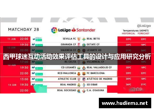 西甲球迷互动活动效果评估工具的设计与应用研究分析 西甲球迷互动活动效果评估工具的设计与应用研究分析